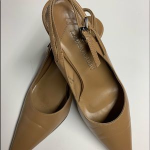S21- 80- LAURA ASHLEY SLING BACK HEELS